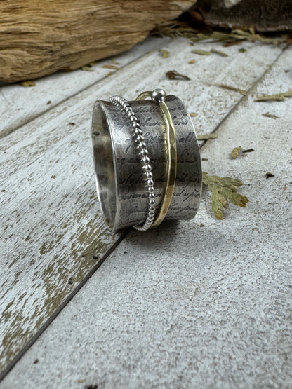 Port Wine Spinner Ring