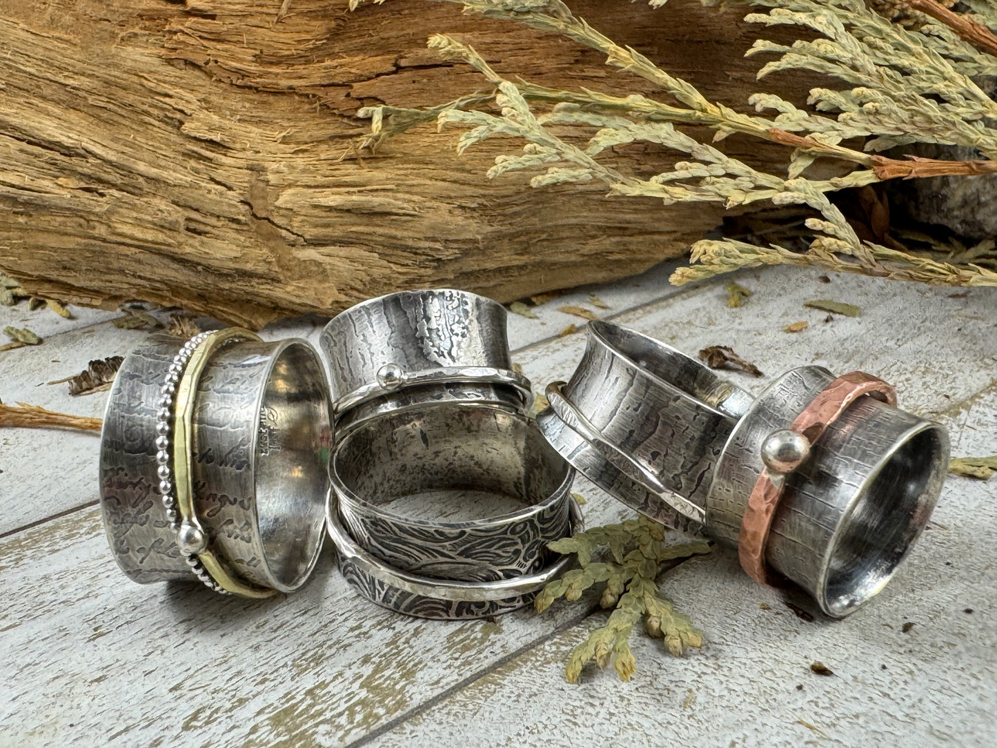 Port Wine Spinner Ring